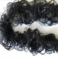 假发发圈毛毛虫缠绕式盘发发条发饰卷发花苞丸子头蓬松新娘女士 自然黑