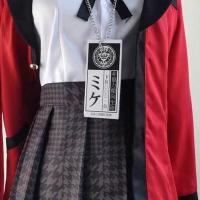 狂赌之渊cos服黄泉月露娜女生cosplay服装假发蛇喰梦子cos服装女 狂赌之渊吊牌一个 s