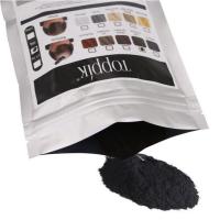 TOPPIK美国顶丰增发密发神器假发补发男女浓密头发际线蛋白纤维粉 黑色袋装27.5g(用于瓶装补充)