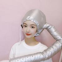 电吹风快速吹干发帽焗油吹风机头套头发烘干便捷女士速干懒人神器 银色[升级款有固定扣]