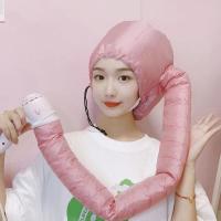 电吹风快速吹干发帽焗油吹风机头套头发烘干便捷女士速干懒人神器 粉色带卡扣款