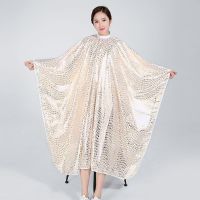 理发围布成人不沾发高档发廊店剪发专用防水布防静电美发用品 金色