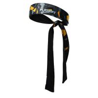 海盗发带印花吸汗头带夏酷街头男女绑带式网球束发带篮球跑步头巾 playsoft黄灰方块 开放式头带:长120cm 宽6c