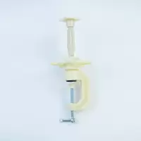 假发头模支架模型手织假发织发手钩假发钩发模特头模具塑料头模型 白色罗盘支架