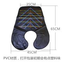 焗油围布 加大防水 发廊专用 不沾发 美发焗油染发围布工具剪发 黑红格子烫染披肩1条