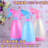 喷壶批发浇花消毒大喷壶小喷壶喷雾洒水壶浇水壶清洁喷水室内加湿 颜色随机[消毒 浇花] 1个喷壶+600毫升花卉营养液