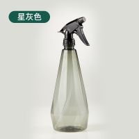 喷壶喷雾器喷壶喷头手压式多功能家用浇花喷壶消毒大容量小细雾 钻石喷壶1L-星灰色