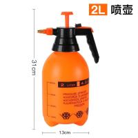 浇花喷壶喷雾瓶园艺家用洒水壶气压式喷雾器消毒压力浇水壶喷水壶 2升橙色普通款