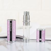 高档香水分装瓶星空闪耀款补水喷雾真空按压式便携外出随身小瓶子 闪耀粉 5ml