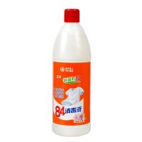 84消毒液瓶装家用宾馆杀菌消毒水衣物漂白洁厕除臭地板宠物除菌 1瓶试用装(500克) 清新花香