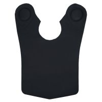 理发美发芙蓉皮披肩不沾发剪发围脖防碎发烫发染发防水焗油披肩 黑色1