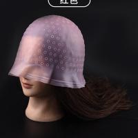 挑染帽硅胶挑色染色耐拉耐用硅胶带材质 硅胶帽挑染神器染发工具 粉色