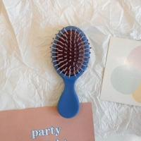 云朵牛乳海盐蓝~哑光迷你小号神仙配色按摩气垫梳便携气囊梳子 浆果蓝