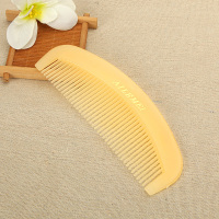 果冻色梳塑料梳家用防静电随身化妆套装折不断美发梳子折不断 黄色