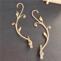 汉服配饰古装夹子点缀树叶发饰古风头饰超仙发夹对夹古代边夹发卡 发夹一对(L54)