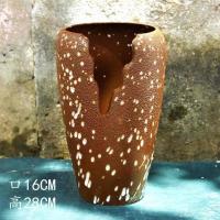 TZ多肉植物花盆餐陶瓷简约个性粗陶紫砂陶土大花盆 onw-18