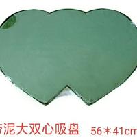 带泥大号双心吸盘 花泥吸盘 婚车吸盘 婚庆用品汽车装饰 厂家直销 带泥2号双心吸盘