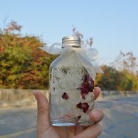 圣诞平安夜情人节生日感恩教师节礼物浮游花永生花满天星植物标本 [绽放]玫瑰花瓣蓬莱松