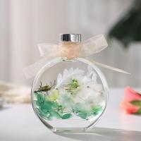 永生花满天星礼盒浮游花植物标本漂浮瓶装饰摆件仿真干花生日礼物 邂逅半夏(小圆)