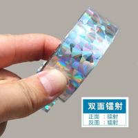 驱鸟彩带驱鸟棒吓鸟防鸟惊鸟赶鸟神器果园户外反光家用阳台驱鸟器 七彩镭射2.5cm*80m