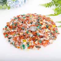 南京雨花石原石处理瑕疵品玛瑙石五彩鱼缸园林装饰多肉盆栽造景 碎小玛瑙0.3-0.7cm一斤小