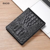 驾驶证皮套男真皮女式证件卡套行驶证二合一驾照本卡包多功能超薄 鳄鱼纹-头层牛皮-黑色