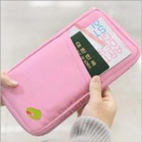 买二送一旅行出差 证件包多卡位收纳包 护照包证件夹 多功能小包 B款粉色