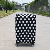 弹力箱套行李箱保护套旅行箱套适用18 20 24 26 28寸防尘袋 泡泡布圆点 S(18-20寸)箱套不是箱子