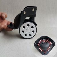 拉杆箱万向轮多种轮子配件行李箱密码箱耐磨滑轮通用轱辘维修配件 黑色361一个轮子