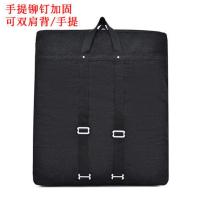 防水双肩背包旅行包帆布包袋搬家袋收纳袋超大号加厚行李袋打工包 小号 加厚布料 牛仔布色