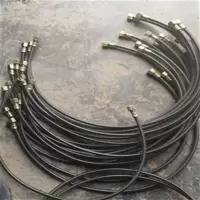 JS500/750/1000强制式混凝土搅拌机配件手动黄油泵输油管黄油管 0.5米只~0.9米