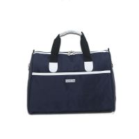 旅游包手提旅行包大容量防水可折叠行李包男旅行袋出差女士健身包 藏青色无套拉杆 中号