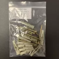 尼龙 空心砖蜂窝砖墙 瓷砖大理石干挂 尼龙中空膨胀螺丝 6,8,10mm 6X35MM (开孔6MM) 10套