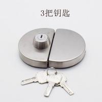 有框门锁木门锁铝合金门锁双门双开玻璃门锁不锈钢防盗锁中央门锁 有框门锁木门锁 (外面钥匙)