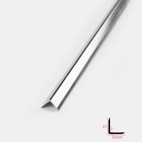 铝合金护墙角保护条l型钛金属直角客厅瓷砖包边防撞阳角装饰线条 银白色 10*10毫米