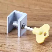 窗户锁扣铝合金门窗纱窗儿童防护塑钢平移推拉安全防盗神器限位器 门窗限位器(儿童安全锁)1个装
