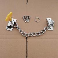 铝合金塑钢门纱窗开平窗限位器推拉窗户锁扣儿童防护防盗安全链条 打孔款