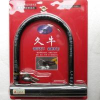 电动车锁摩托车锁U形锁山地自行车锁单车防盗锁抗液压剪锁 久牛U型锁