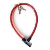 自行车锁电动车锁玻璃门锁大门店铺门链条锁防盗钢丝锁老式环型锁 11mm粗-细款不实用