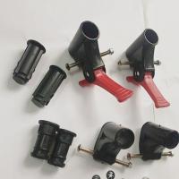 仿藤童车发泡轮宝宝推车配件婴儿童推车轮带刹车轱辘万向轮子 1.6-1.7管万向器1个