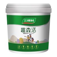 三棵树乳胶漆趣森活内墙小罐面漆室内自刷家用油漆涂料补墙漆环保 1L白色