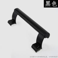 塑钢门拉手 明装把手柜门阳台门窗大门把手 铝合金推拉移门小拉手 黑色/只