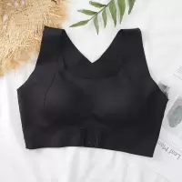 四季可穿驼背矫正内衣背佳正身资调整带胸垫托胸大码学生少女 黑色 M(100斤以下)
