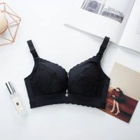 特超厚聚拢文胸9CM加厚内衣 无钢圈收副乳小胸专用调整型上托胸罩 黑色 32/70