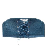 [买一送三]无肩带文胸隐形聚拢上托防滑婚纱内衣女裹胸无带抹胸 一代蓝色[单件] 32/70A[上薄下厚2cm]