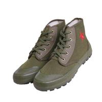 解放鞋男军鞋作训鞋劳保胶鞋民工地鞋帆布高帮鞋耐磨防滑防臭 全能之星高帮军绿色 建议拍小一码 37