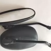 电动三轮车新款通用把座开关镜座刹车把座转向灯大灯喇叭开关总成 反光镜10mm一对