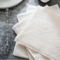 竹纤维洗碗布家用厨房不沾油洗碗巾双层加厚吸水不掉毛清洁抹布 3条装 双层普通[12CM*18CM]较小号