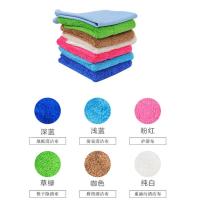 七色保洁抹布家务清洁吸水不掉毛加厚专用毛巾擦玻璃竹纤维洗碗布 单条体验装(好康同款不划算)