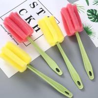 杯刷清洁长柄小刷子破壁机杯子刷奶瓶的涮子专用水杯清洗神器套装 海绵刷1个(颜色随机)